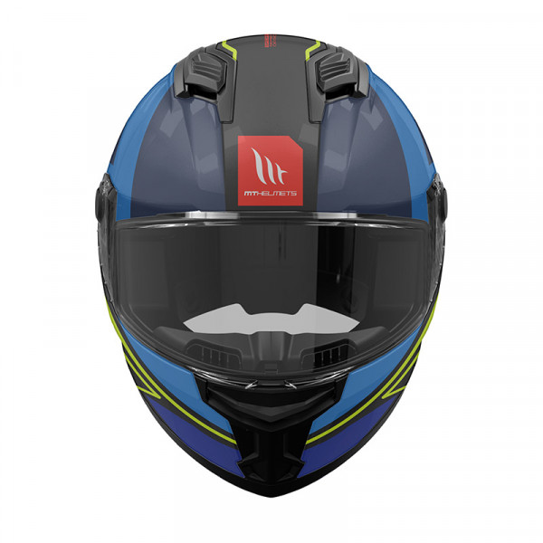 Κράνος MT Stinger 2 ECE 22.06 Poun B6 μαύρο/μπλε ματ