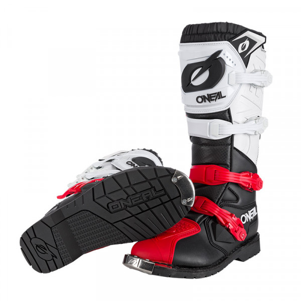 MX Μπότες Oneal Rider Pro μαύρο/άσπρο/κόκκινο