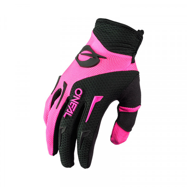 MX γάντια Oneal Element Lady μαύρο/ροζ